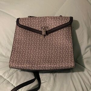 Guess Gray and Black Bag